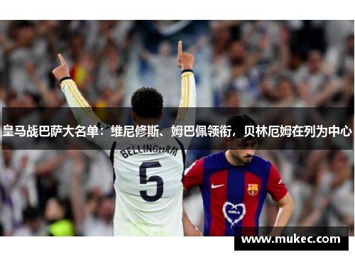皇马战巴萨大名单：维尼修斯、姆巴佩领衔，贝林厄姆在列为中心
